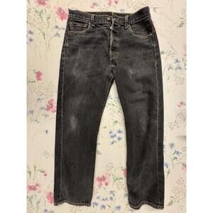 Levi’s 501 Original Fit Jeans Men’s‎ W31 L30 Dark Gray Button Fly